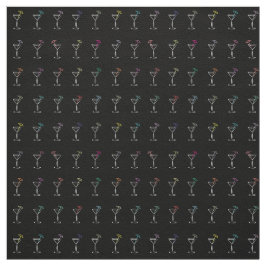 Tela Vidrios de neón frescos impresionantes de Martini