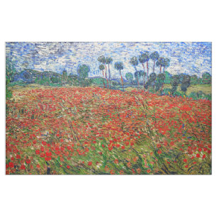 Tela Vincent van Gogh - Campo de amapolas