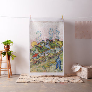 Tela Vincent van Gogh - Casas y Figura