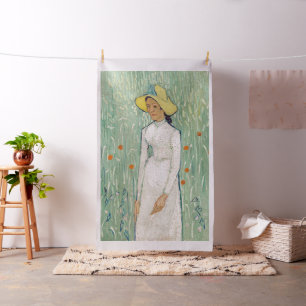 Tela Vincent van Gogh - Chica en blanco