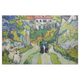 Tela Vincent van Gogh - Escalera en Auvers