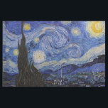 Tela Vincent Van Gogh - La noche estrellada<br><div class="desc">La noche estrellada / La nuit etoilee - Vincent Van Gogh en 1889</div>