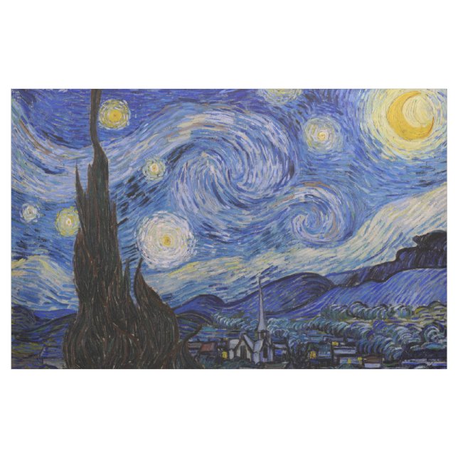 Tela Vincent Van Gogh - La noche estrellada (Yarda)