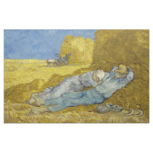 Tela Vincent Van Gogh - Mediodía, Descanso del trabajo
