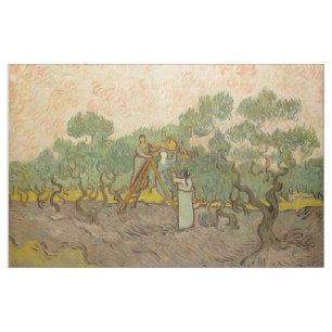 Tela Vincent van Gogh - Mujeres recogiendo aceitunas