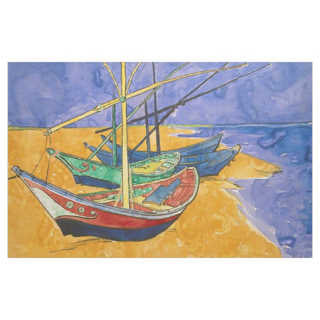Tela Vincent van Gogh - Pescadores en la playa (Yarda)