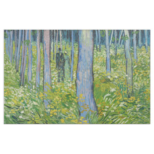 Tela Vincent van Gogh - Sotobosque con dos figuras
