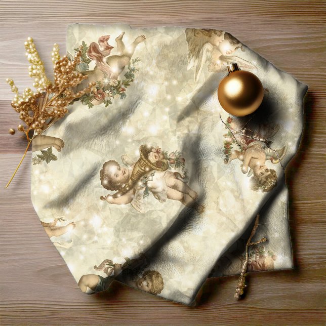 Tela Vintage Angels Glittering Gold ID136 (Subido por el creador)