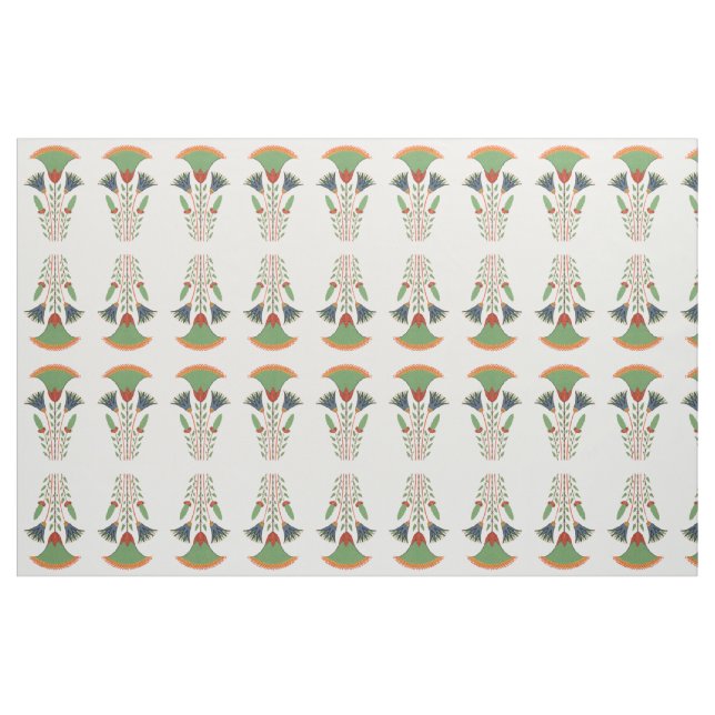 Tela Vintage Art Deco Floral ("Cuarto gordo" (fat quarter))