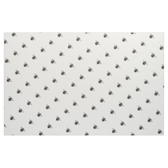 Tela Vintage Bumble Bee ("Cuarto gordo" (fat quarter))