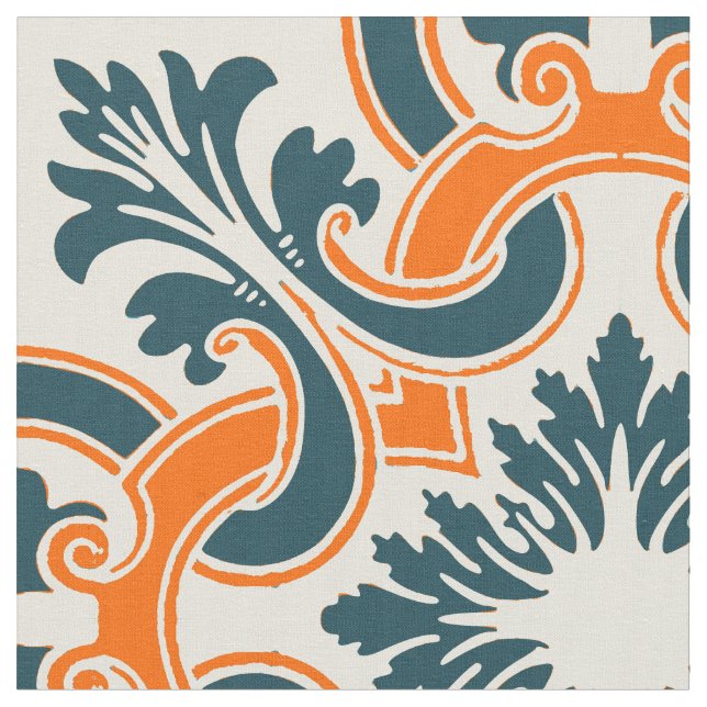 Tela Vintage de azulejo portugués (De cerca)