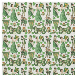 Tela Vintage Ephemera Saint Patricks Day Collage Art
