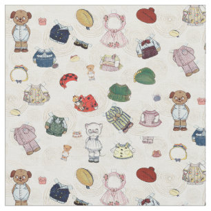 Tela Vintage Fido y Kitty Dolly Dingle Paper