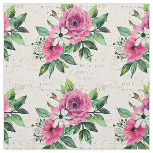 Tela Vintage Floral