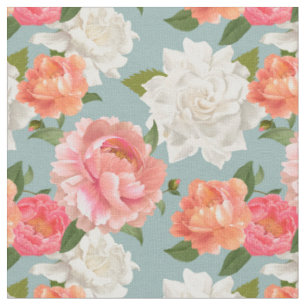 Tela Vintage Floral