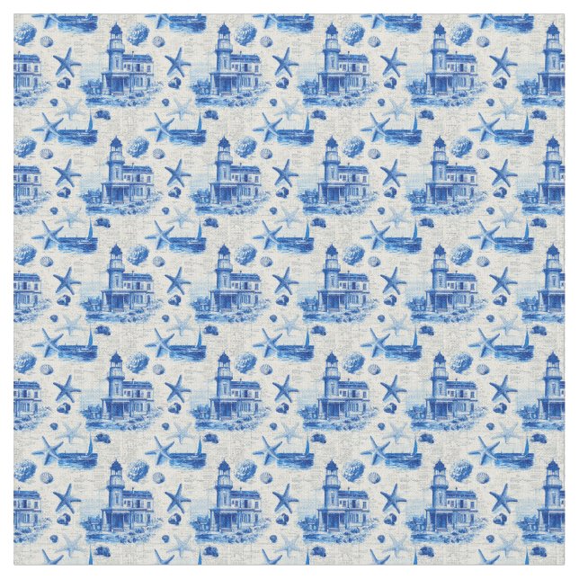 Tela Vintage Lighthouse Art (De cerca)