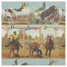 Vintage Oeste Rodeo Eventos Cowboys Horses Bulls