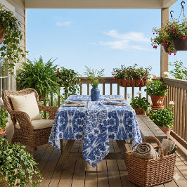 Tela Vintage Pastoral Landscape French Country Pattern 