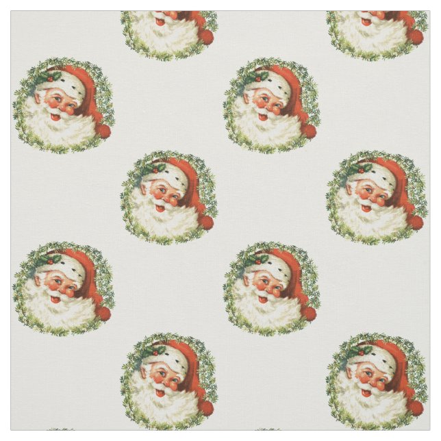 Tela Vintage Santa (Retal)
