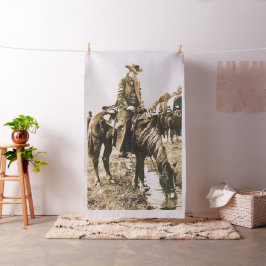 Tela Vintage Western Cowboy Waters Horse - Impresión Lg