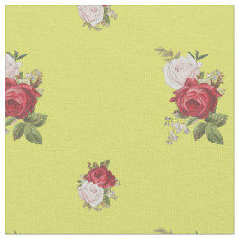 Tela Vintz Chintz Rosa Floral