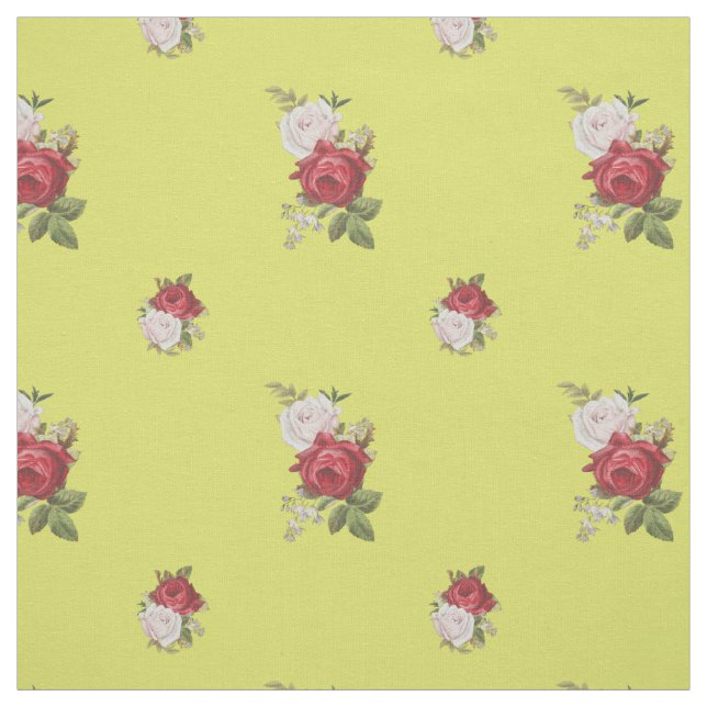 Tela Vintz Chintz Rosa Floral (Retal)