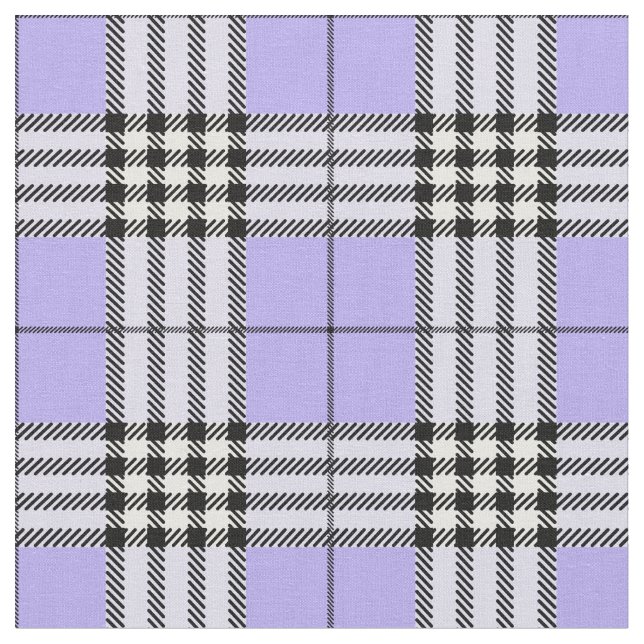 Tela Violeta de patrón de tartán escocés clásico (De cerca)