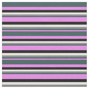 Tela Violeta, gris pizarra oscuro, gris, blanco y negro