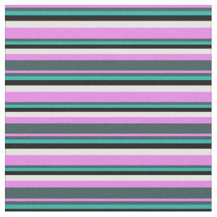 Tela Violeta, gris pizarra, verde marino, negro y blanc