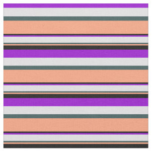 Tela Violeta, Lavanda, Gris pizarra, Salmón ligero y ne