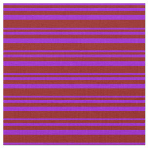 Tela Violeta oscura y franjas rojas oscuras