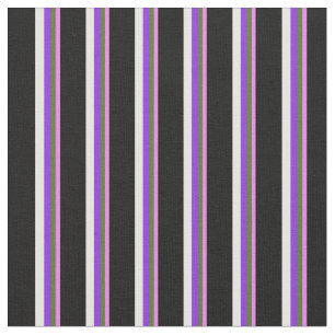 Tela Violeta, verde oliva oscuro, morado, blanco y negr