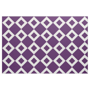 Tela violeta y blanca geométrica del modelo del