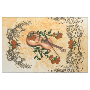 Tela Violín impresionante con el arco de violín