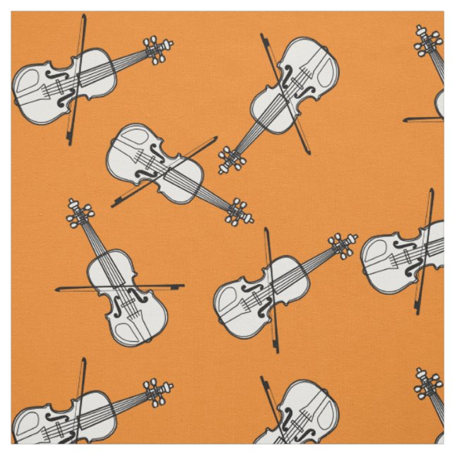 Tela Violinas blancas (Retal)