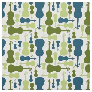 Tela Violines: azul y verde