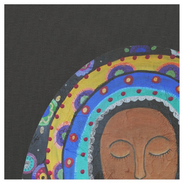 Tela Virgen Guadalupe de la madre (De cerca)