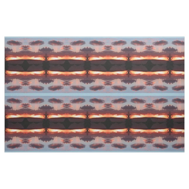 Tela Visión al atardecer ("Cuarto gordo" (fat quarter))