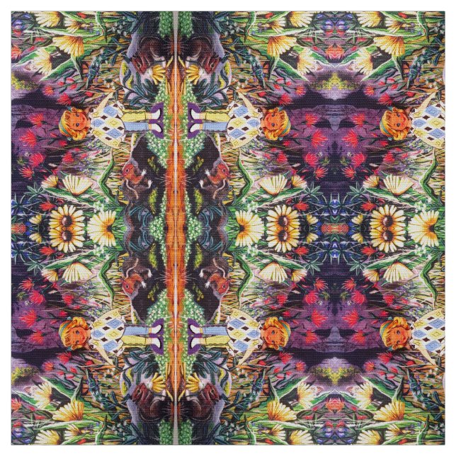 Tela Visitando "Sra. Elizabeth" Fabric (Retal)