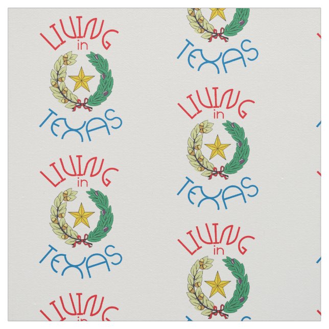 Tela Viviendo en Texas (Retal)