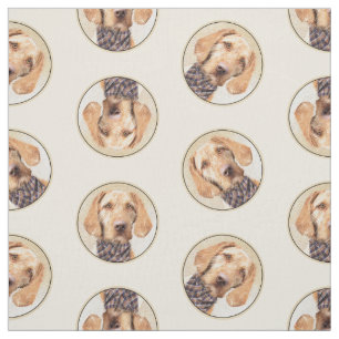 Tela Vizsla, con cabello alámbrico, pintura de perro ad