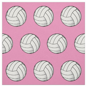 Tela Voleibol del rosa de la fan del voleibol