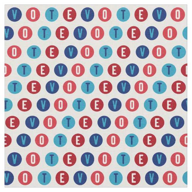 Tela Votación 2020 mod puntos blanco (De cerca)