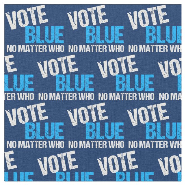 Tela Votar azul no importa quién (De cerca)
