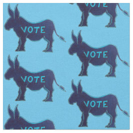 Tela VOTE Blue Donkey Noviembre 2020 Día de Elecciones 