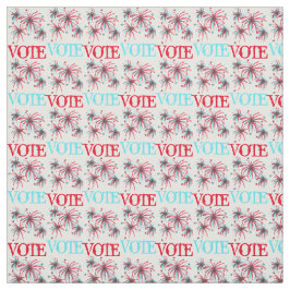 Tela VOTO Red Blue USA Patriótico Elections Day Firewor