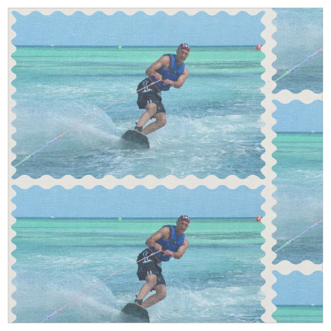 Tela Wakeboarding en las zonas tropicales (De cerca)