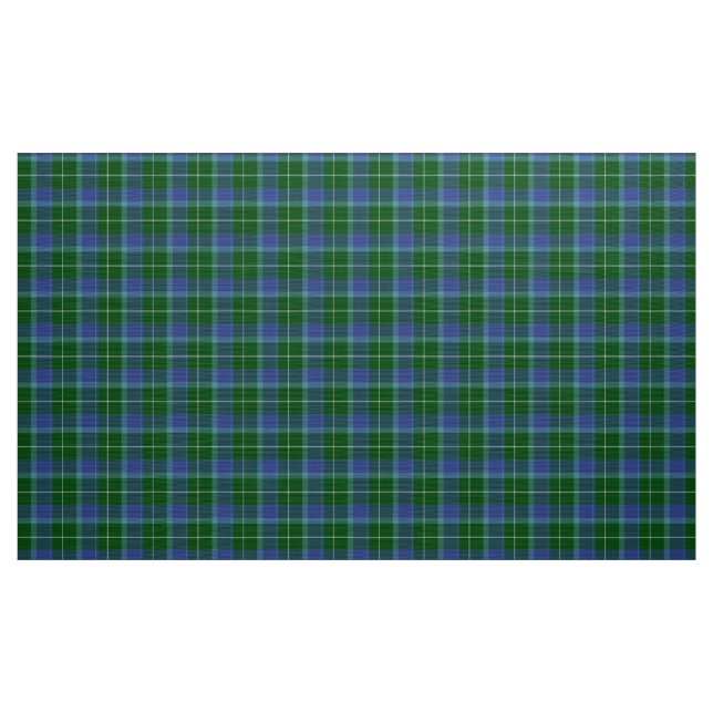 Tela Wallace Tartan Blue Green Plaid Fabric (Yarda)