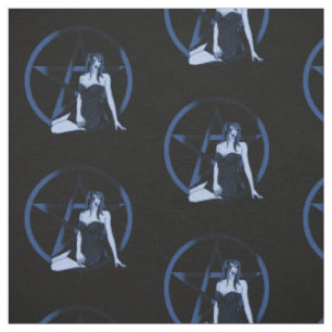 Tela Water Witch Pentacle Elemental Fabric