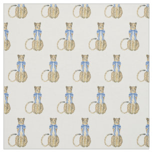 Tela Watercolor Chinoiserie Bow Cheetah